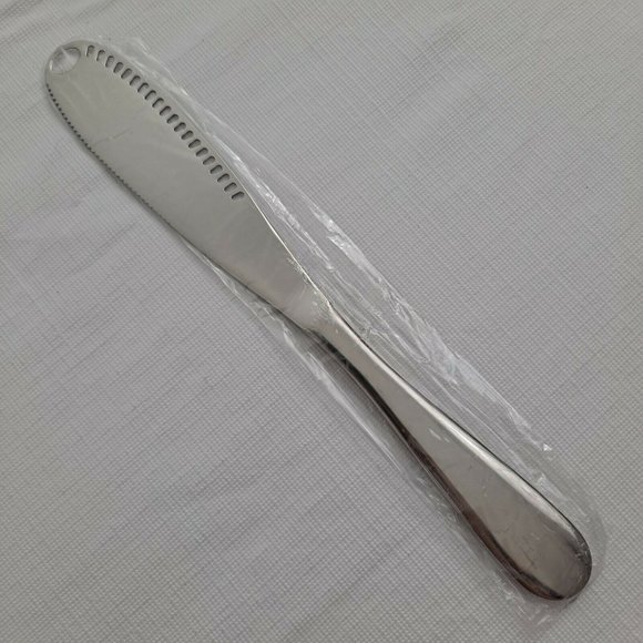 Butter Knife With Spreader Holes - Picture 1 of 5